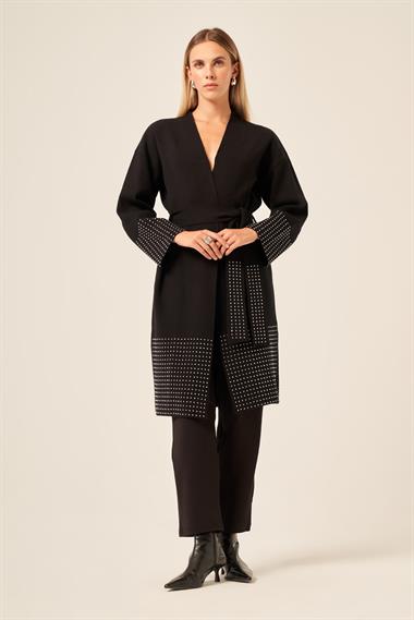 FTZ Women Kadın Taş Detaylı Giycık  Siyah 20833