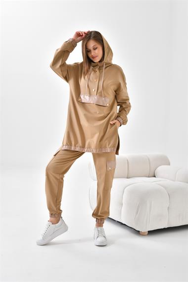 FTZ Women Kadın 2 İplik Takım  Beige 30612