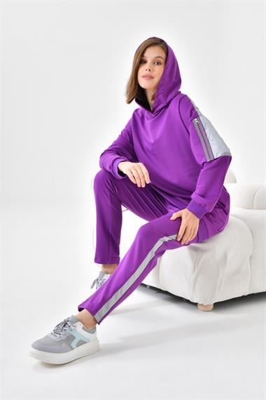 FTZ Women Kadın 2 İplik Takım  Mor 10007