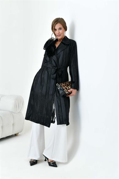 FTZ Women Kadın Abaya Kap  Siyah 30864