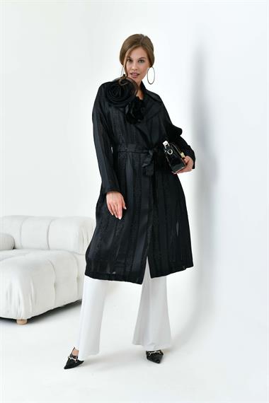 FTZ Women Kadın Abaya Kap  Siyah 30864