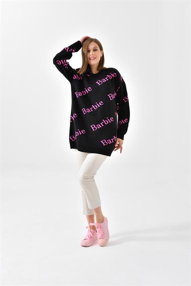 FTZ Women Kadın Barbie Kazak  Siyah 20675