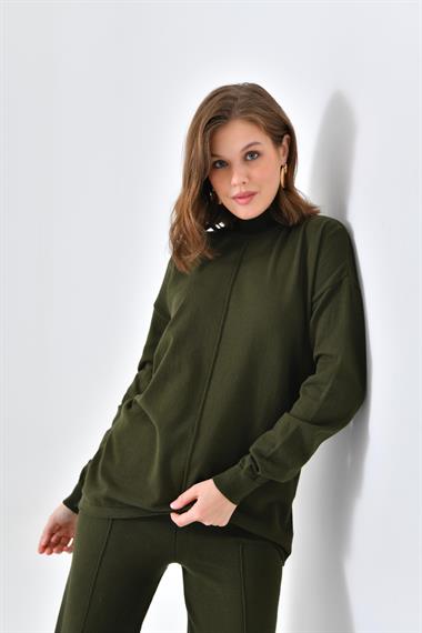 FTZ Women Kadın Basic İkili Takım  Haki 20582