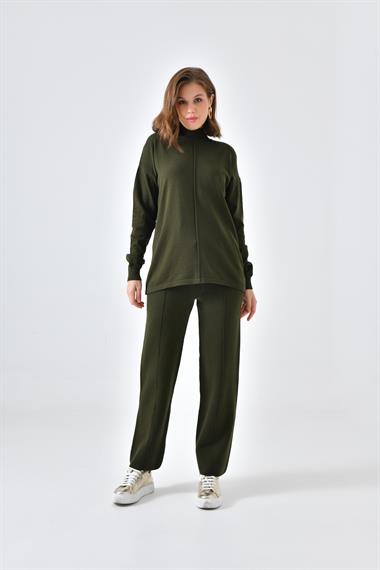 FTZ Women Kadın Basic İkili Takım  Haki 20582