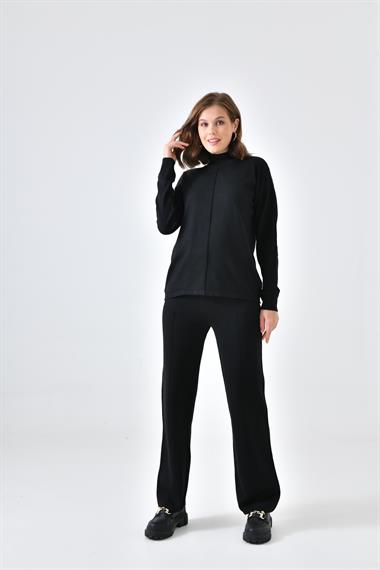 FTZ Women Kadın Basic İkili Takım  Siyah 20582