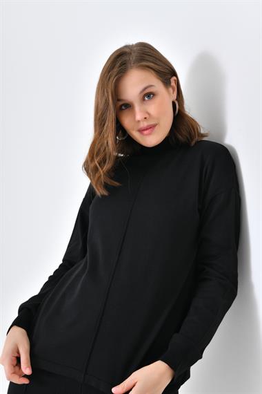 FTZ Women Kadın Basic İkili Takım  Siyah 20582