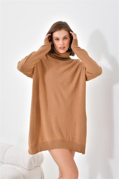 FTZ Women Kadın Basic Tunik  Bisküvi 20401