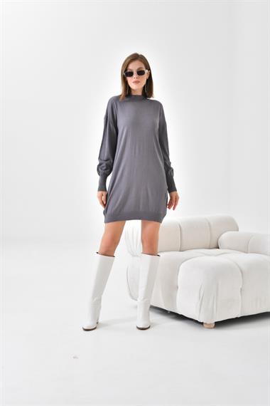 FTZ Women Kadın Basic Tunik  Gri 20167