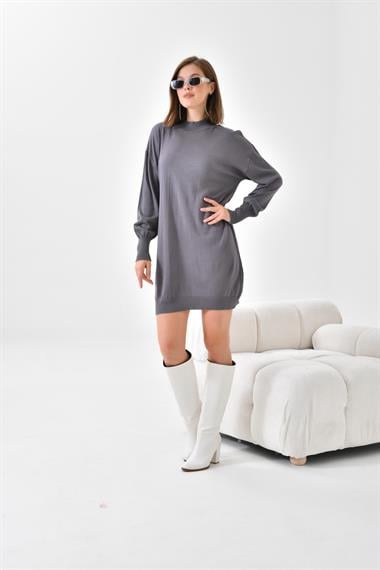 FTZ Women Kadın Basic Tunik  Gri 20167