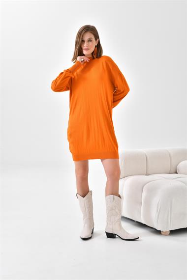 FTZ Women Kadın Basic Tunik  Orange 20167