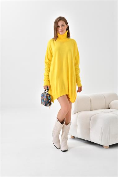 FTZ Women Kadın Basic Tunik  Sarı 20401