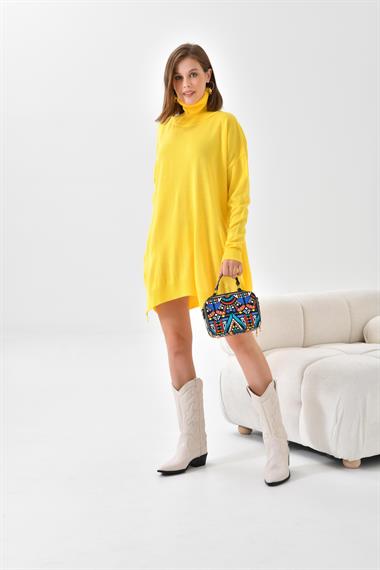 FTZ Women Kadın Basic Tunik  Sarı 20401