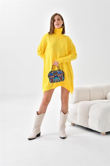 FTZ Women Kadın Basic Tunik  Sarı 20401