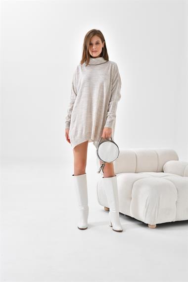 FTZ Women Kadın Basic Tunik  Taş 20401