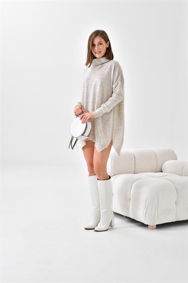 FTZ Women Kadın Basic Tunik  Taş 20401