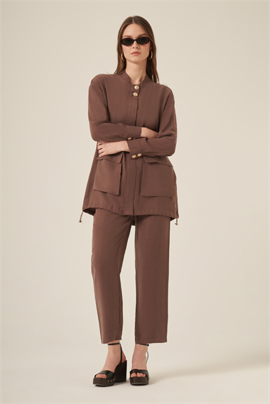 FTZ Women Kadın Begonya Takım  Kahve 31090