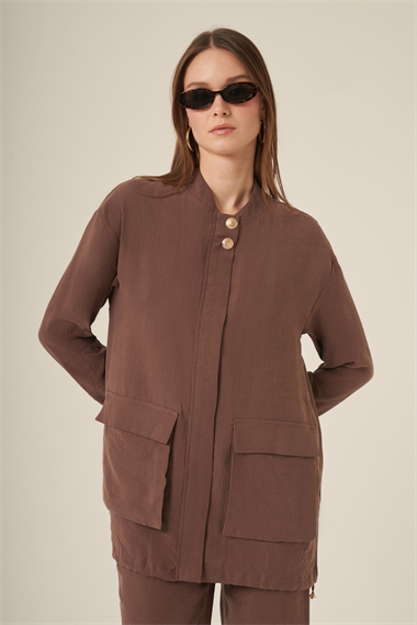 FTZ Women Kadın Begonya Takım  Kahve 31090