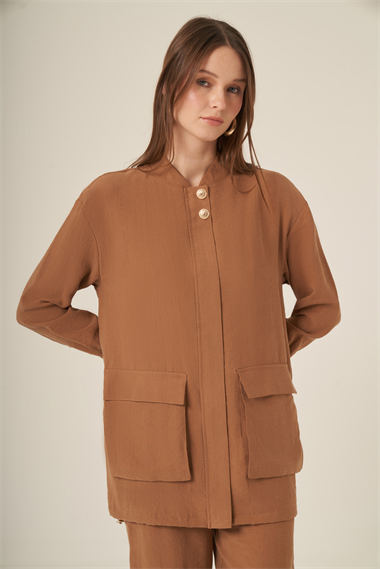 FTZ Women Kadın Begonya Takım  Kakao 31090