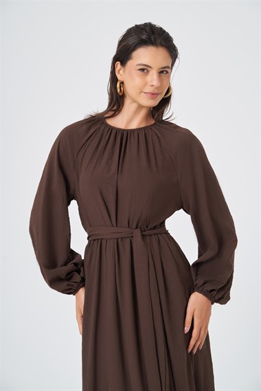FTZ Women Kadın Capella Elbise  Kahve 31388