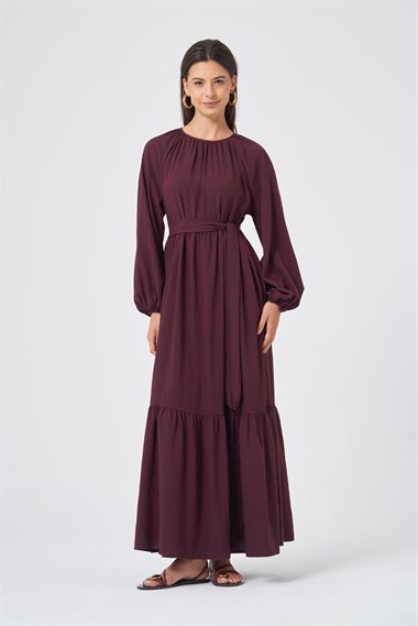 FTZ Women Kadın Capella Elbise  Mürdüm 31388