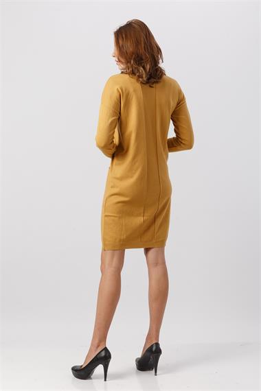 FTZ Women Kadın Cepli Tunik  Safran 20-260