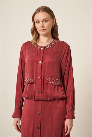 FTZ Women Kadın Cupra Etekli Takım  Bordo 31063