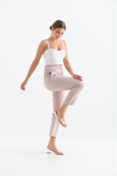 FTZ Women Kadın Douable Crep  Beige 30170