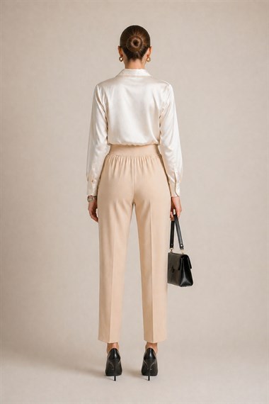 FTZ Women Kadın Double Pantolon  Beige 31351