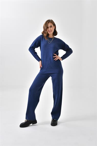 FTZ Women Kadın  Düz Basic İkili Takım  İndigo 20588