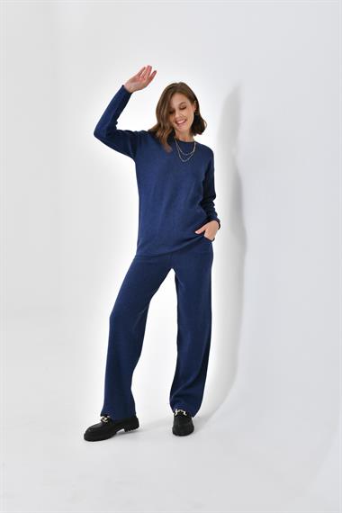 FTZ Women Kadın  Düz Basic İkili Takım  İndigo 20588