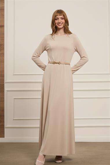FTZ Women Kadın Elbise  Beige 31073