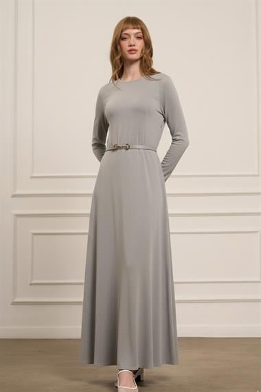 FTZ Women Kadın Elbise  Gri 31073