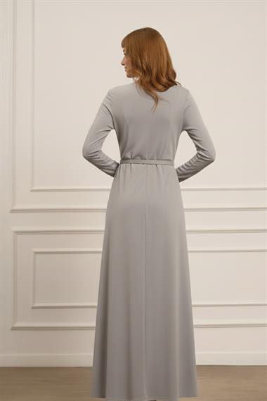 FTZ Women Kadın Elbise  Gri 31073