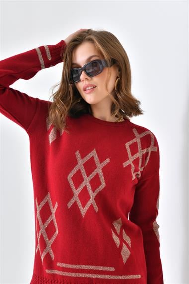 FTZ Women Kadın Etekli Takım  Bordo 20559