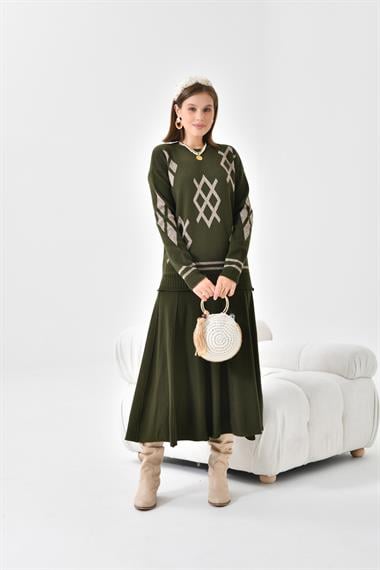 FTZ Women Kadın Etekli Takım  Haki 20559