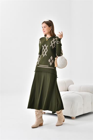 FTZ Women Kadın Etekli Takım  Haki 20559