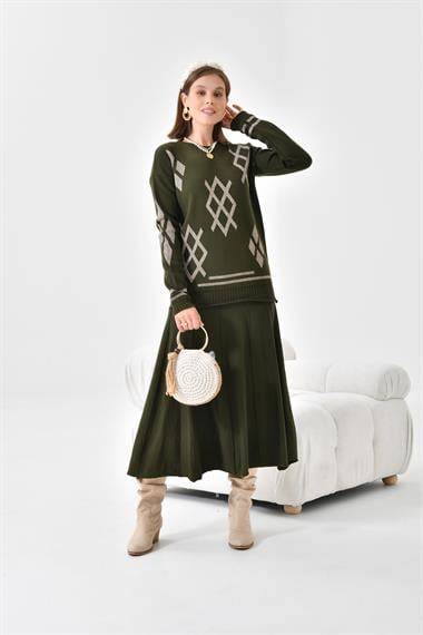 FTZ Women Kadın Etekli Takım  Haki 20559