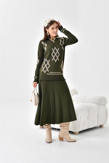 FTZ Women Kadın Etekli Takım  Haki 20559