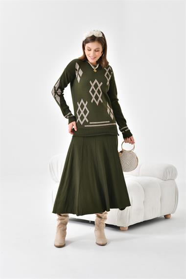 FTZ Women Kadın Etekli Takım  Haki 20559