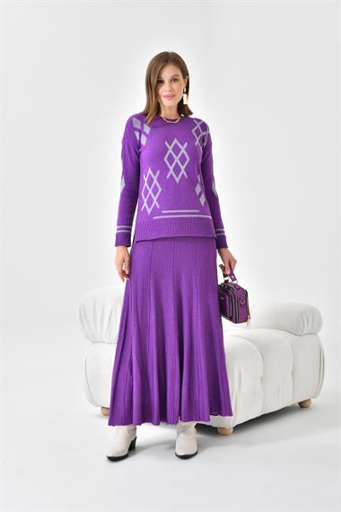 FTZ Women Kadın Etekli Takım  Mor 20559