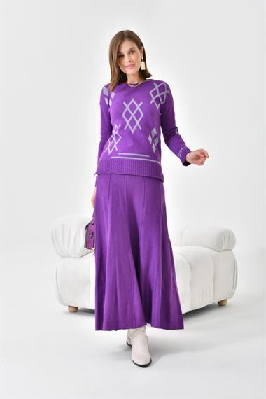 FTZ Women Kadın Etekli Takım  Mor 20559