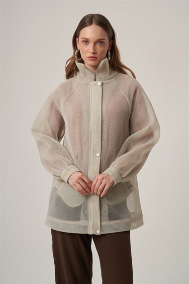 FTZ Women Kadın File Kap  Beige 31399