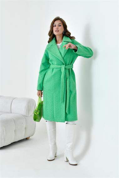 FTZ Women Kadın Geniş Yaka Kaban  Benetton 30627