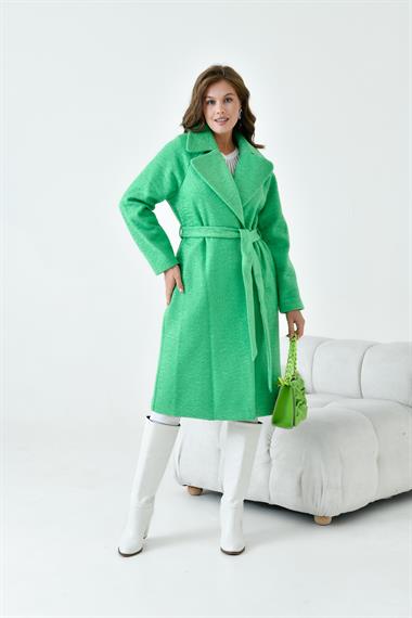 FTZ Women Kadın Geniş Yaka Kaban  Benetton 30627