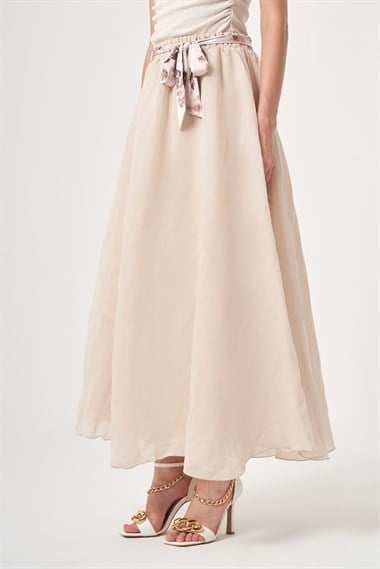 FTZ Women Kadın Helena Etek  Beige 31422