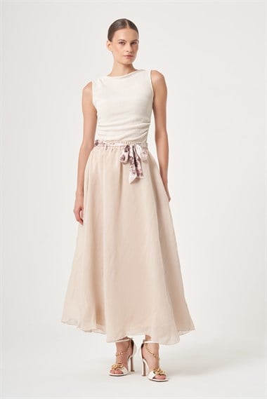 FTZ Women Kadın Helena Etek  Beige 31422