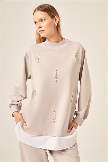FTZ Women KADIN İKİ İP TAKIM  Gri 31203