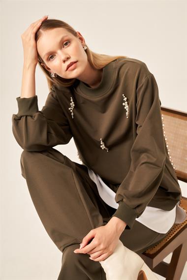 FTZ Women KADIN İKİ İP TAKIM  Haki 31203