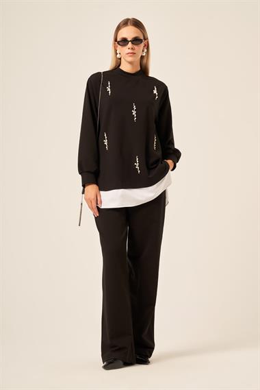 FTZ Women KADIN İKİ İP TAKIM  Siyah 31203