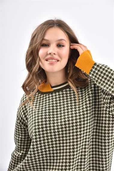 FTZ Women Kadın İki Renk İkili Takım  Haki 21-6039